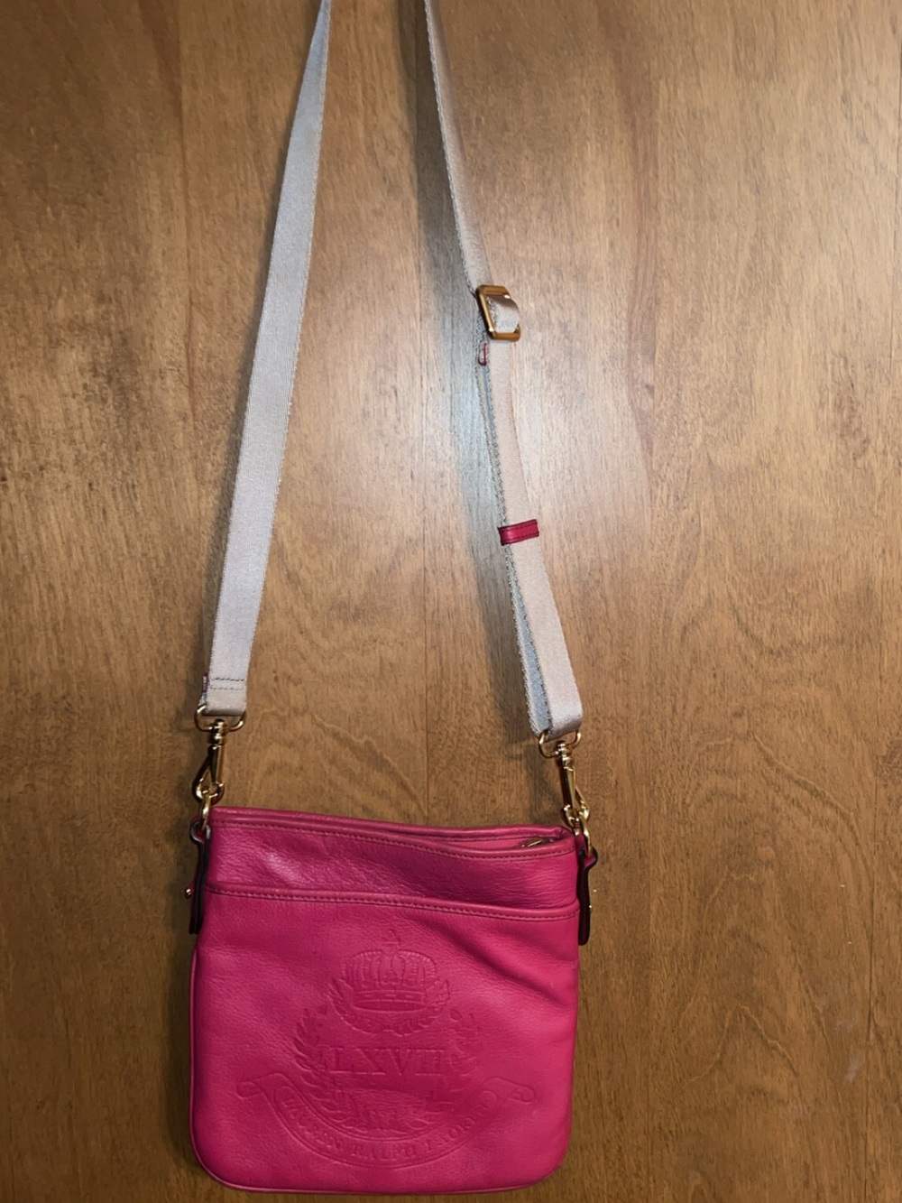 Lauren Ralph Lauren Stockbridge flat leather crossbody bag